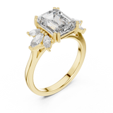 Gold Ring DDLR-158, Yellow Gold, view 2