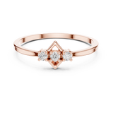 Gold Ring LR-01 (93), Rose Gold, view 4