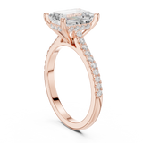 Gold Ring DDLR-1000, Rose Gold, view 1