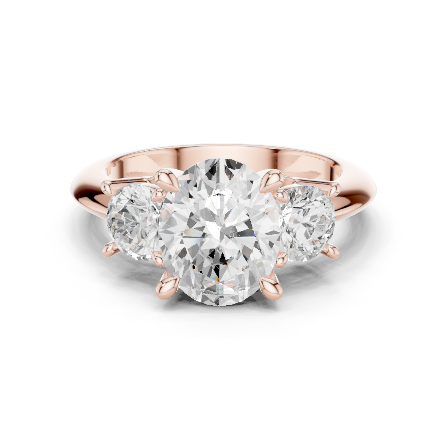 Gold Ring DDLR-902, Rose Gold