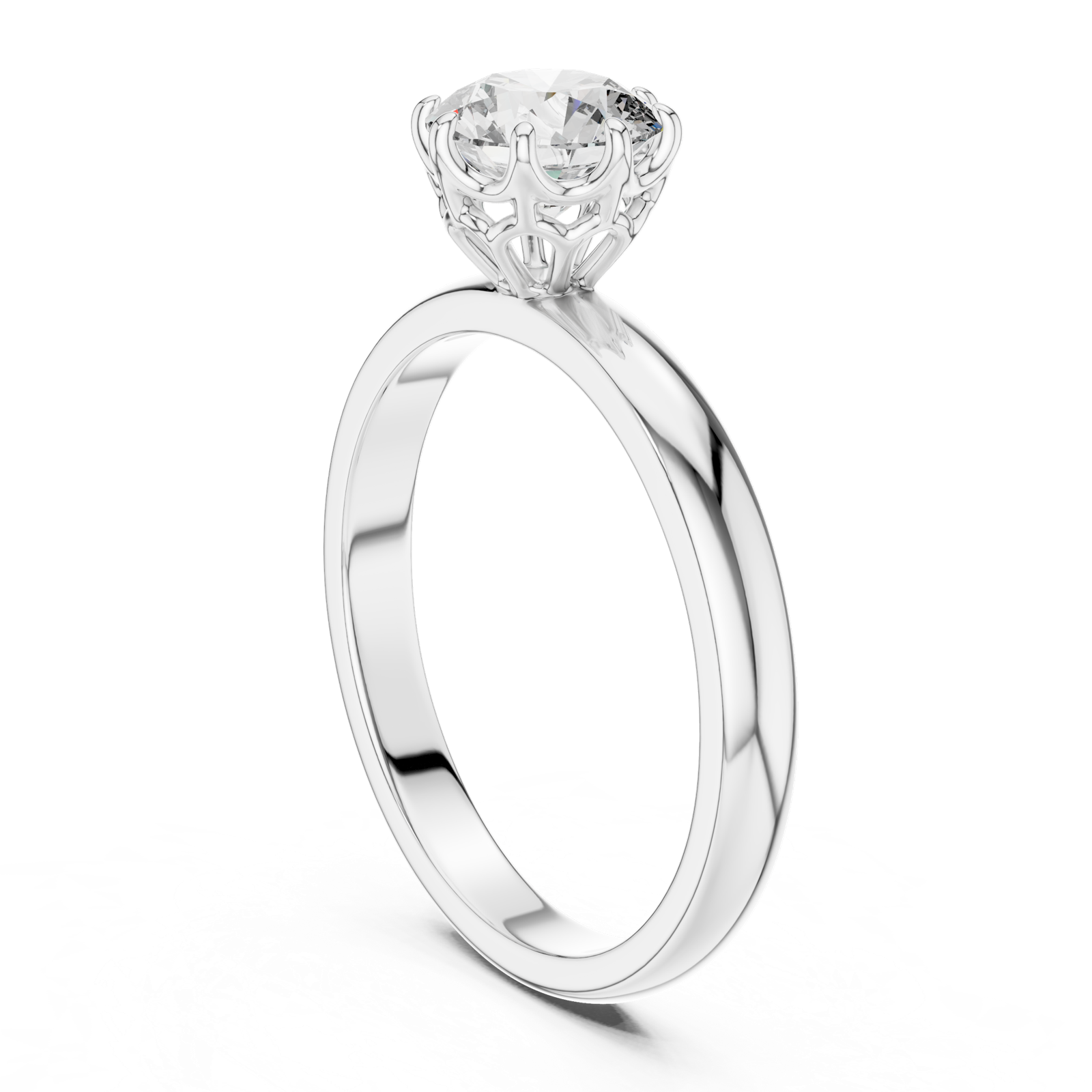 Gold Ring LR-0002, White Gold