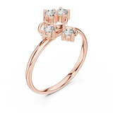 Gold Ring Ledis Ring, Rose Gold, view 2