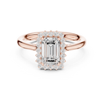 Gold Ring DDLR-700, Rose Gold, view 4