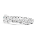 Gold Ring DDLR-693, White Gold, view 3