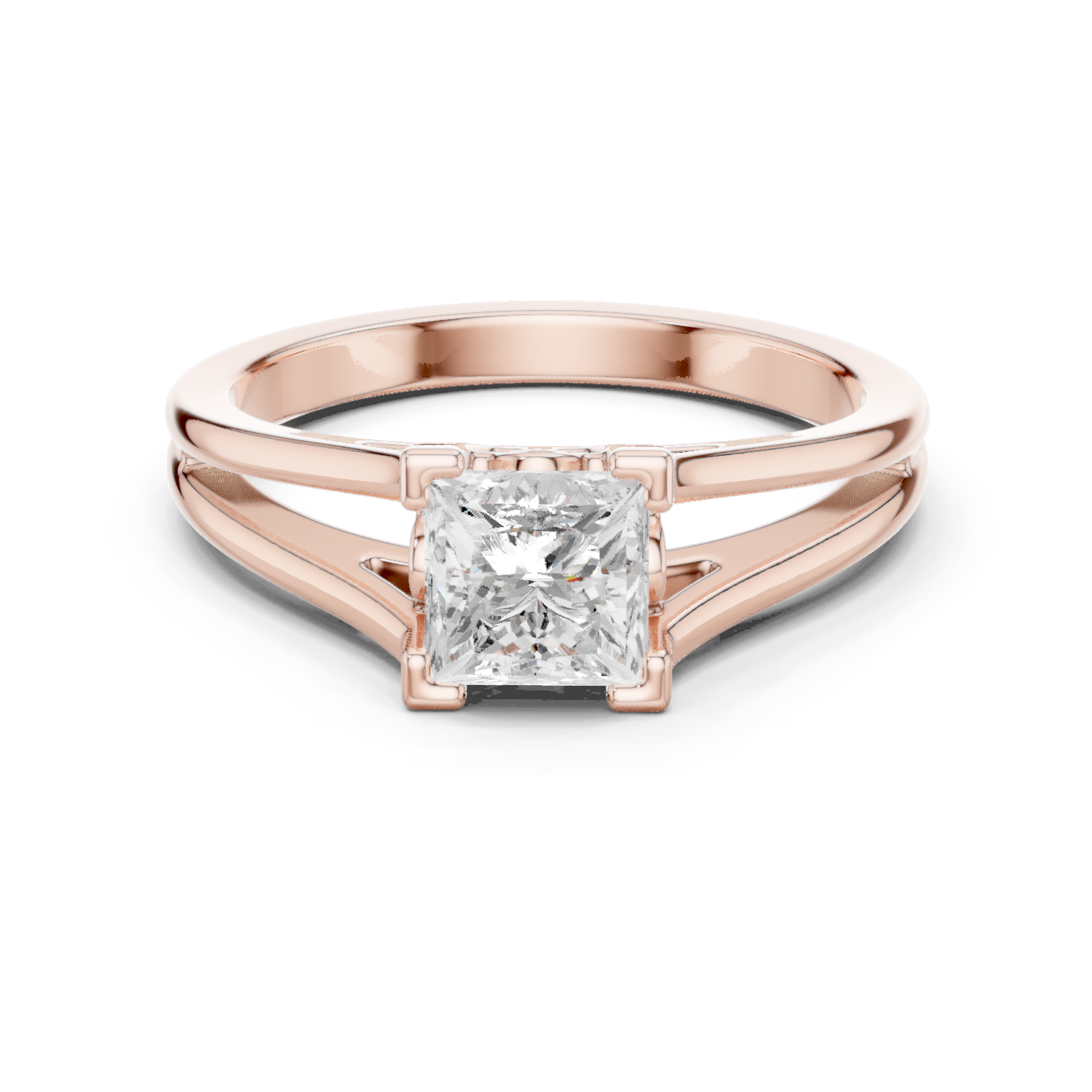 Gold Ring DDLR-892, Rose Gold