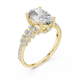 Gold Ring DDLR-060, Yellow Gold, view 2