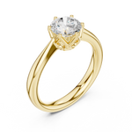 Gold Ring DDLR-561, Yellow Gold, view 2