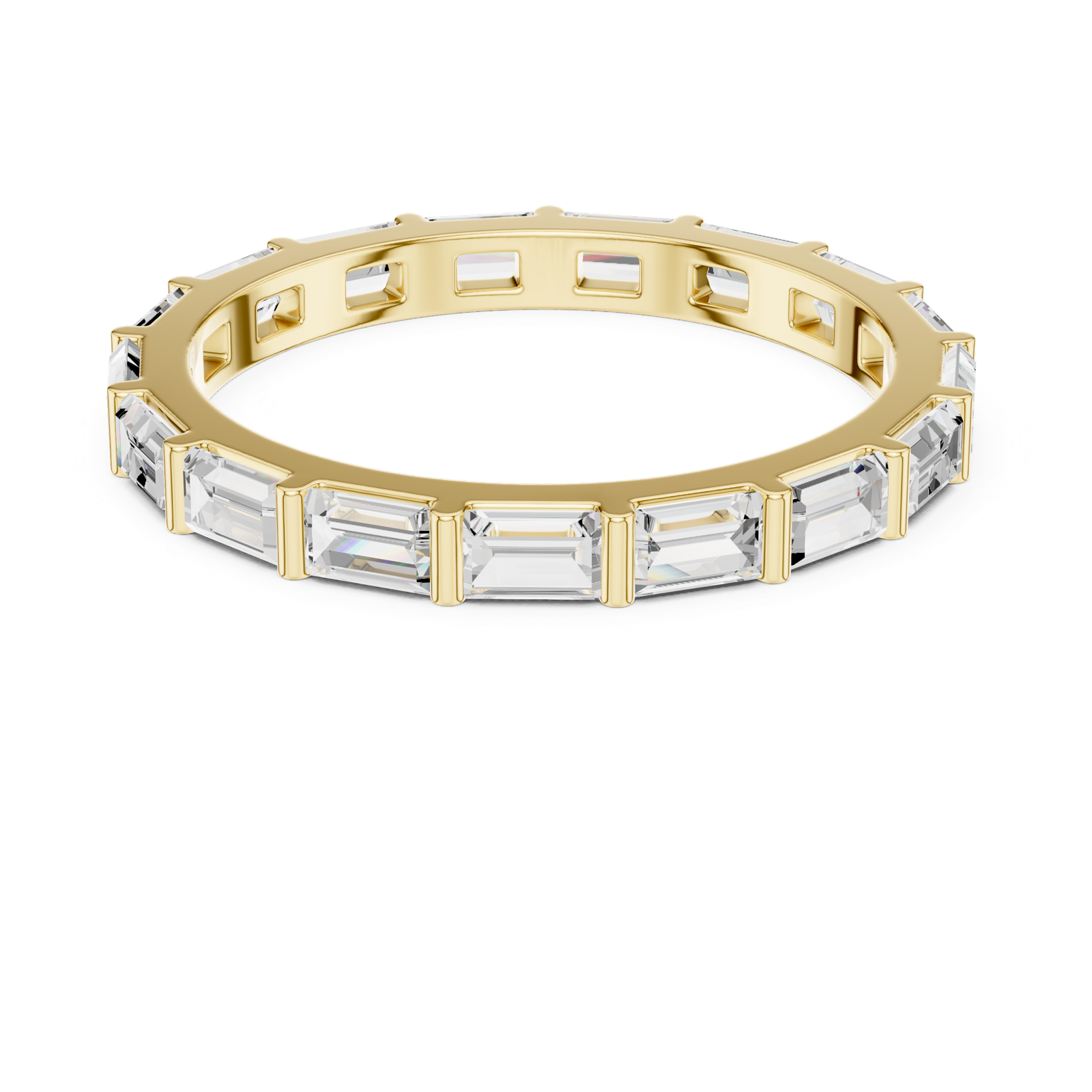 Gold Ring DDLR-1119, Yellow Gold, view 4