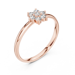 Gold Ring Ledis Ring, Rose Gold, view 2