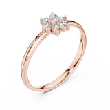 Gold Ring Ledis Ring, Rose Gold, view 2