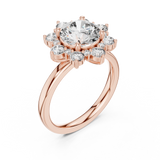 Gold Pendant 9-10010L_24, Rose Gold, view 2