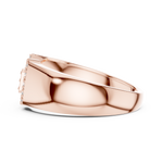 Gold Ring LR-01 (40), Rose Gold, view 3