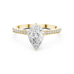 Gold Ring DDLR-1091, Yellow Gold, view 4