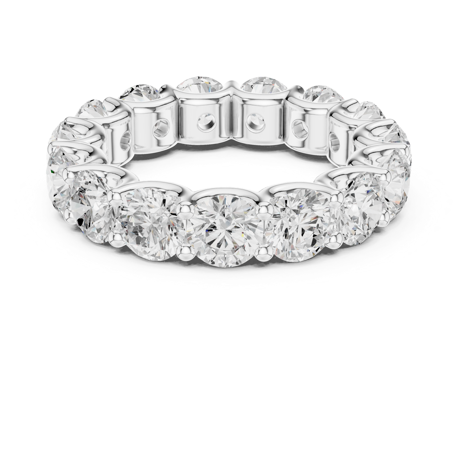 Gold Ring DDLR-661, White Gold, view 4