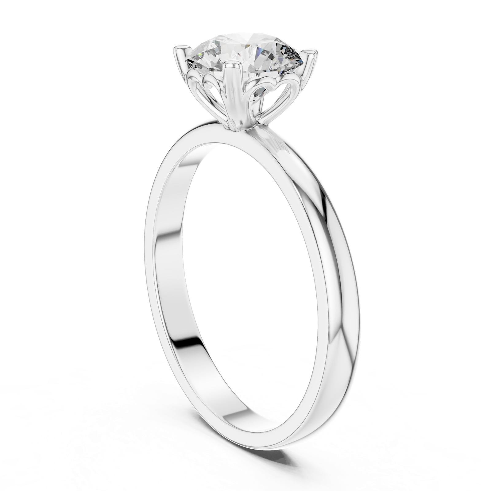 Gold Ring LR-0010, White Gold
