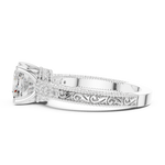 Gold Ring DDLR-977, White Gold, view 3