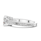 Gold Ring DDLR-977, White Gold, view 3