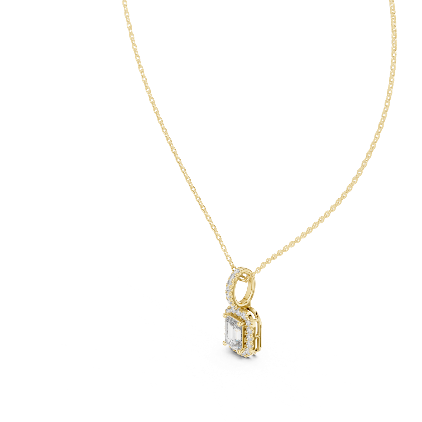 Gold Pendant GPD-0002, Yellow Gold, view 2