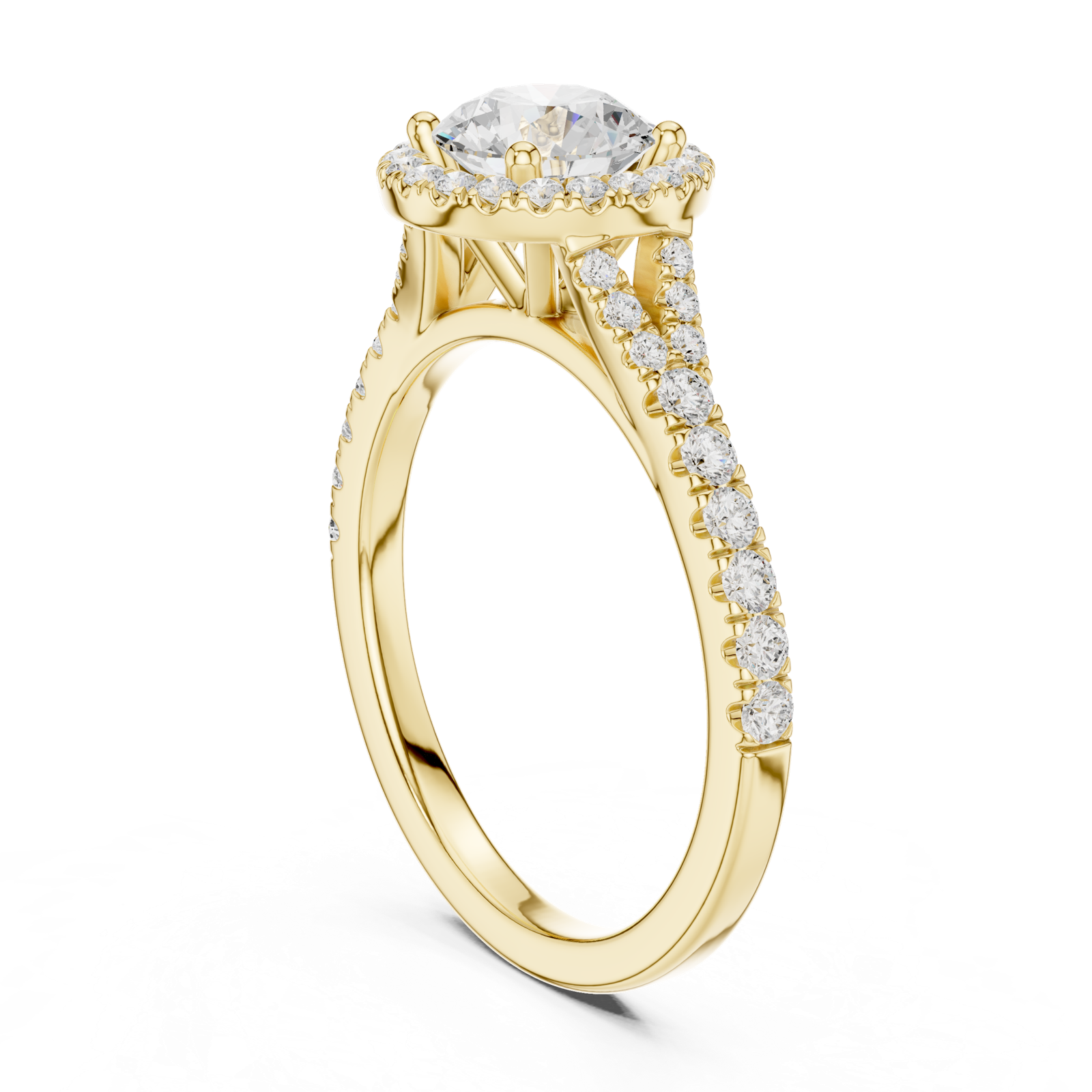 Gold Ring DDLR-914, Yellow Gold, view 1