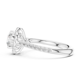 Gold Ring DDLR-677, White Gold, view 3