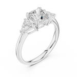 Gold Ring DDLR-853, White Gold, view 2