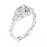 Gold Ring DDLR-853, White Gold, view 2