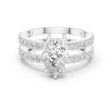 Gold Ring DDLR-1094, White Gold