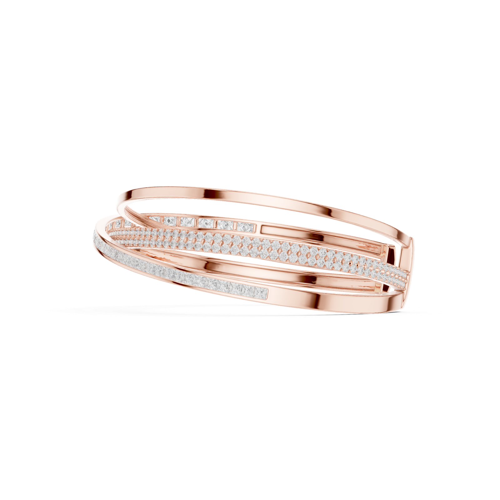 Gold Bracelet SBWB (3), Rose Gold, view 3