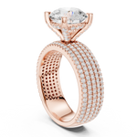 Gold Ring DDLR-1021, Rose Gold