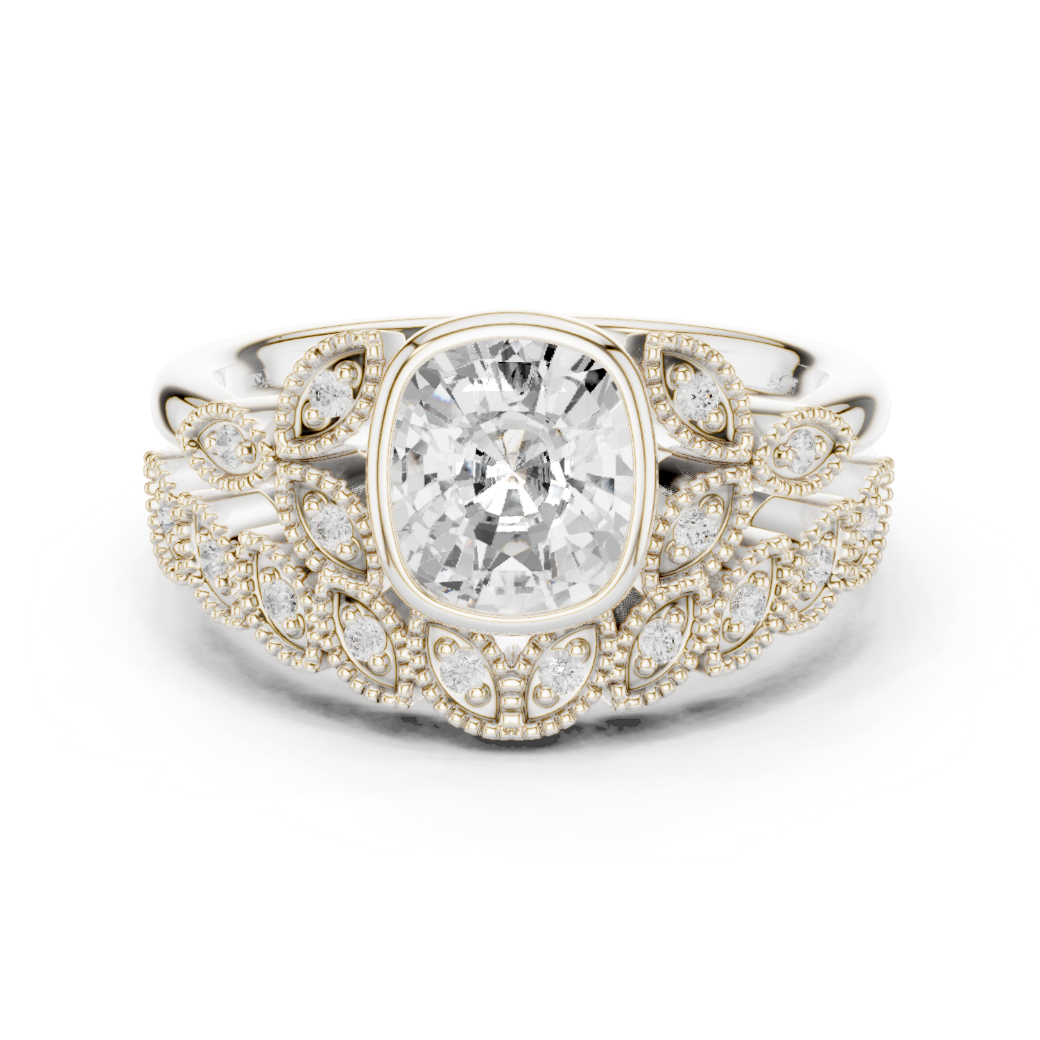 Gold Ring DDLR-290, White Gold
