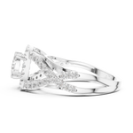 Gold Pendant 19-120030L, White Gold, view 3