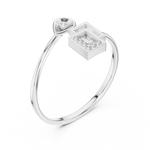 Gold Ring 1 (156), White Gold, view 2
