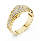 Gold Ring L03-1244, Yellow Gold, view 2