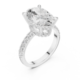 Gold Ring DDLR-259, White Gold, view 2