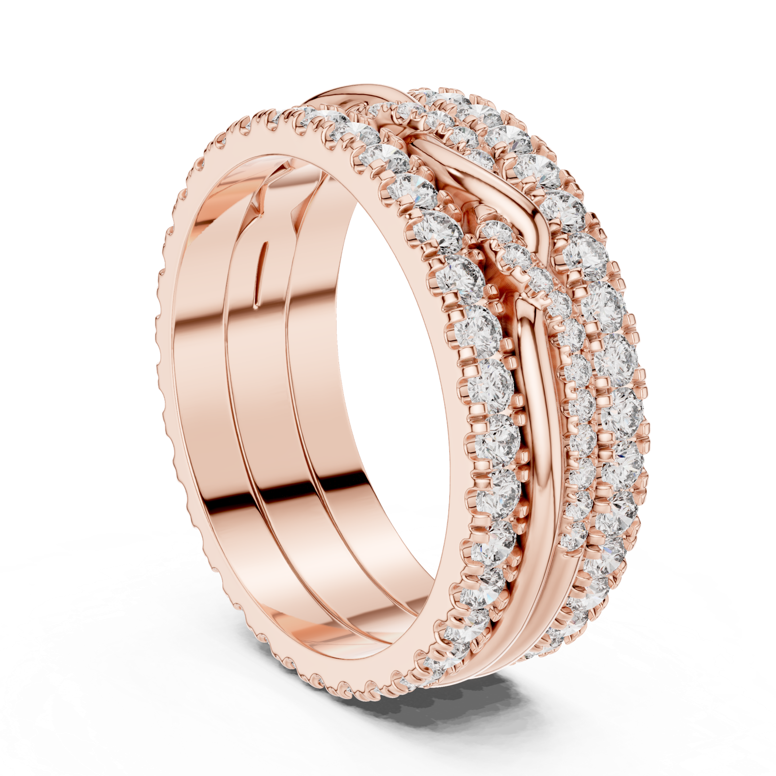 Gold Ring DDLR-234, Rose Gold