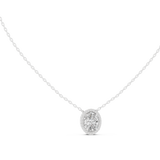 Gold Pendant GPD-0027, White Gold, view 1
