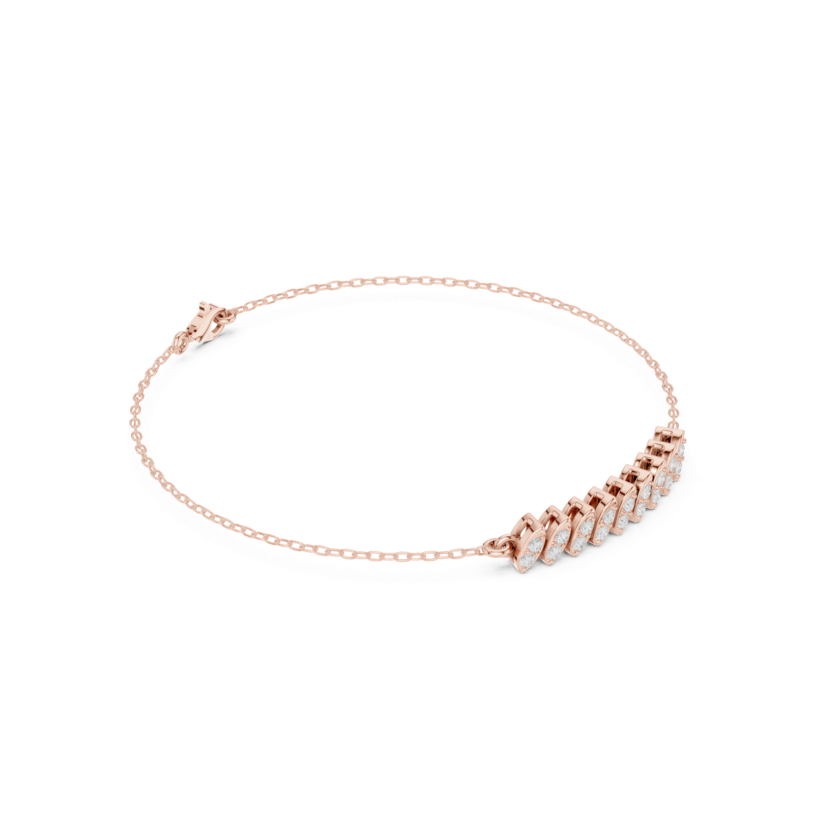 Gold Bracelet SBWB (12), Rose Gold, view 1
