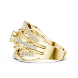 Gold Ring DDLR-769, Yellow Gold, view 3