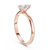 Gold Jewelry L36-6, Pear center stone, Rose Gold, view 1