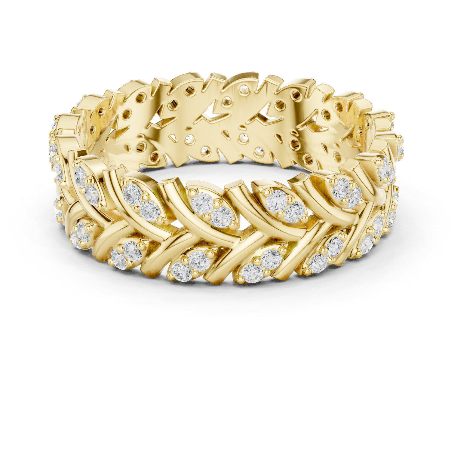 Gold Ring R35, Yellow Gold