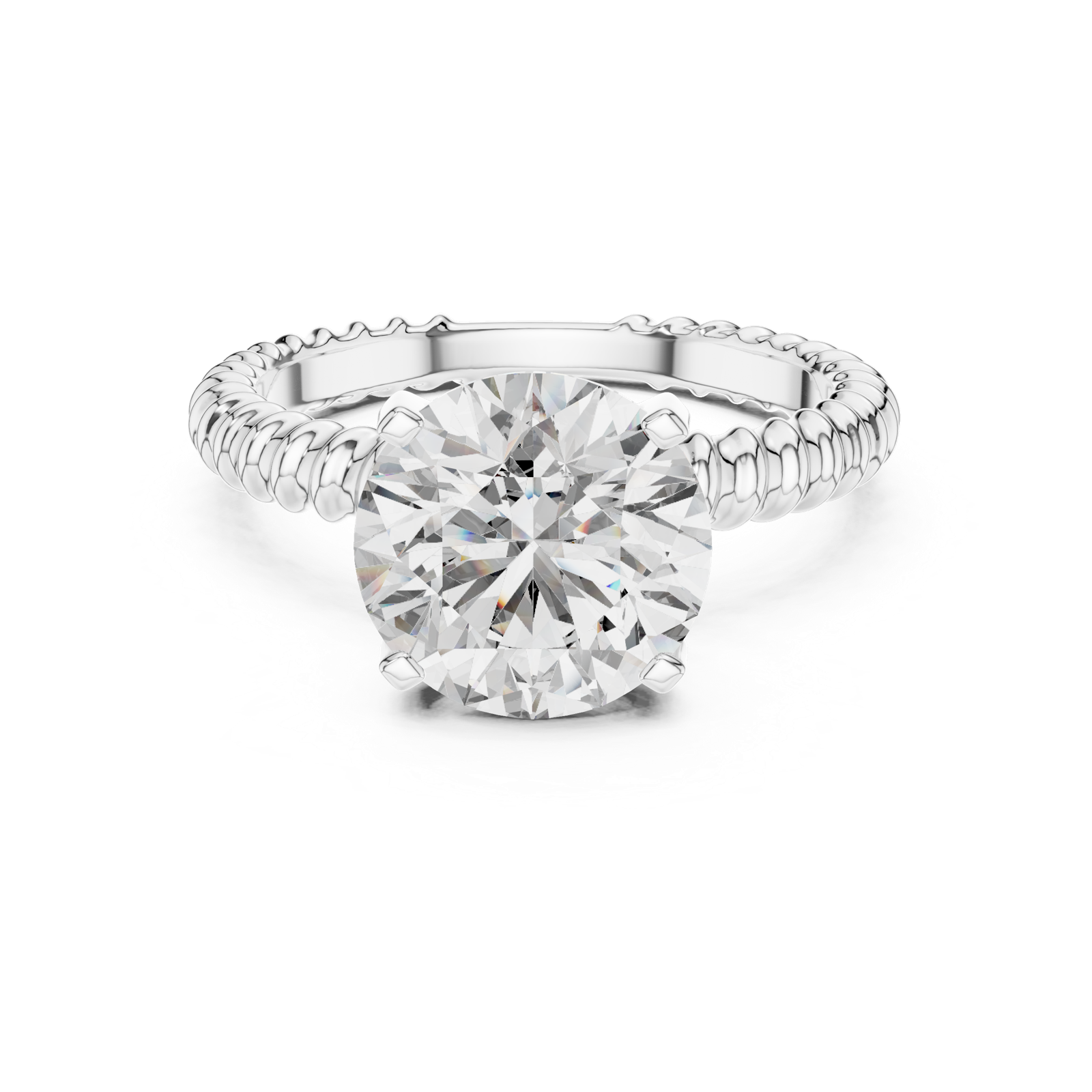 Gold Ring LR-0026, White Gold