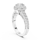 Gold Ring DDLR-778, White Gold, view 1
