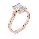 Gold Ring DDLR-974, Rose Gold, view 2