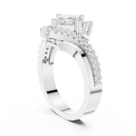 Gold Ring DDLR-321, White Gold, view 1