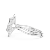 Gold Ring 1 (223), White Gold, view 3