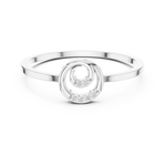 Gold Ring DDLR-686, White Gold, view 4