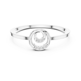 Gold Ring DDLR-686, White Gold, view 4