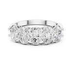 Gold Ring DDLR-1122, White Gold, view 4