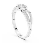 Gold Ring DDLR-836, White Gold, view 1