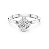 Gold Ring LR-0018, White Gold